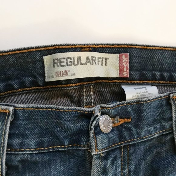 Levi's 505 Regular Fit - 36x32 - Dark Blue - Picture 5 of 5